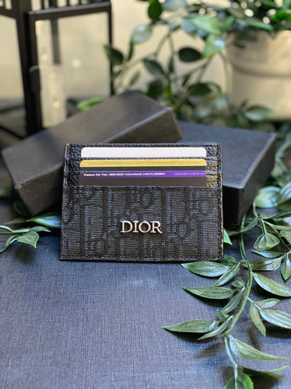 DIOR-CARD HOLDER - BLACK BOX