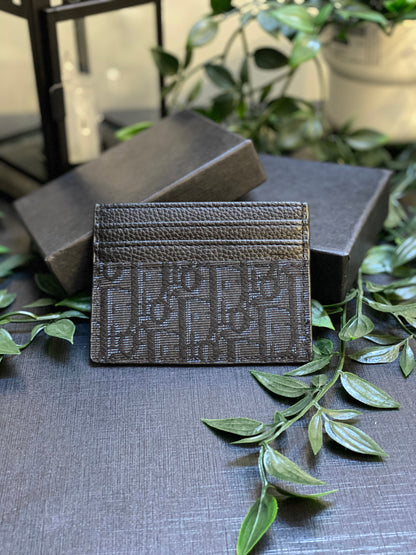 DIOR-CARD HOLDER - BLACK BOX